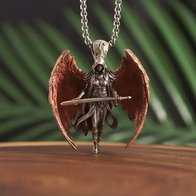 Gothic Skull Cross Pendant Necklace™