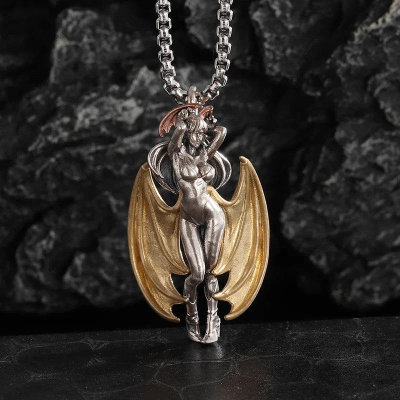 Gothic Skull Cross Pendant Necklace™