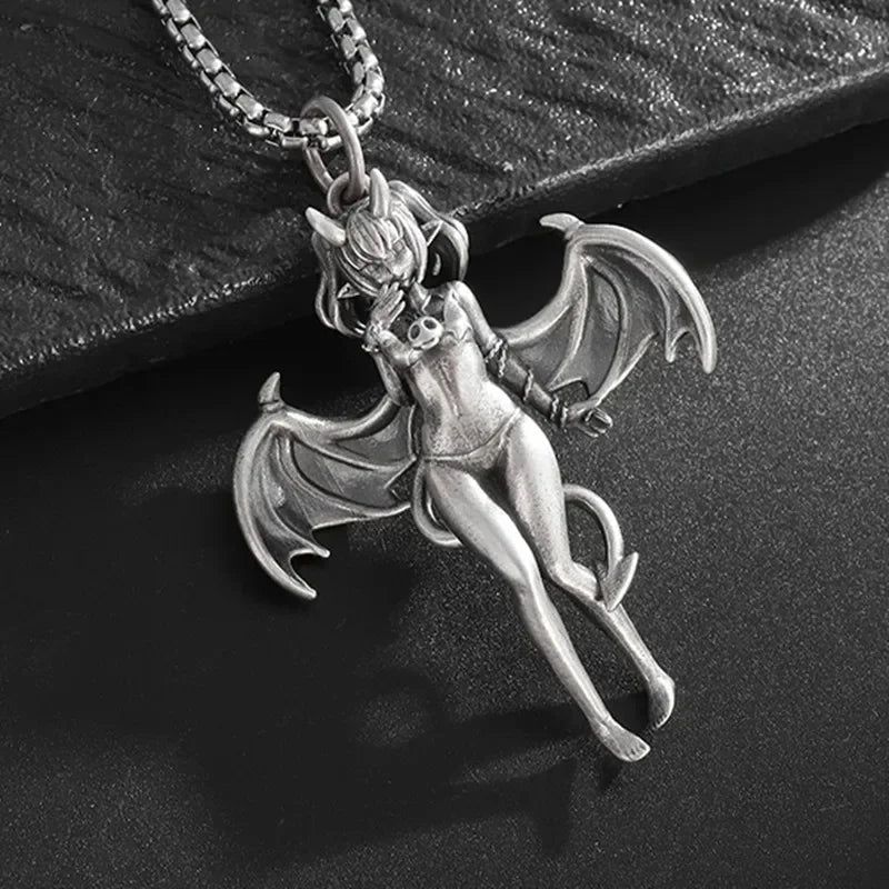 Gothic Skull Cross Pendant Necklace™