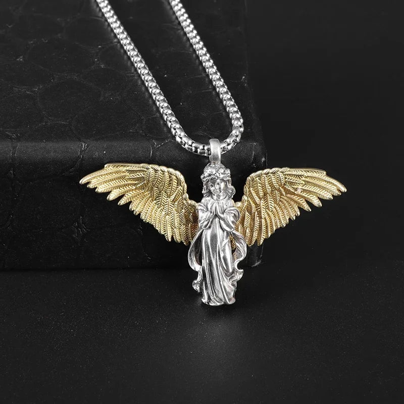 Gothic Skull Cross Pendant Necklace™