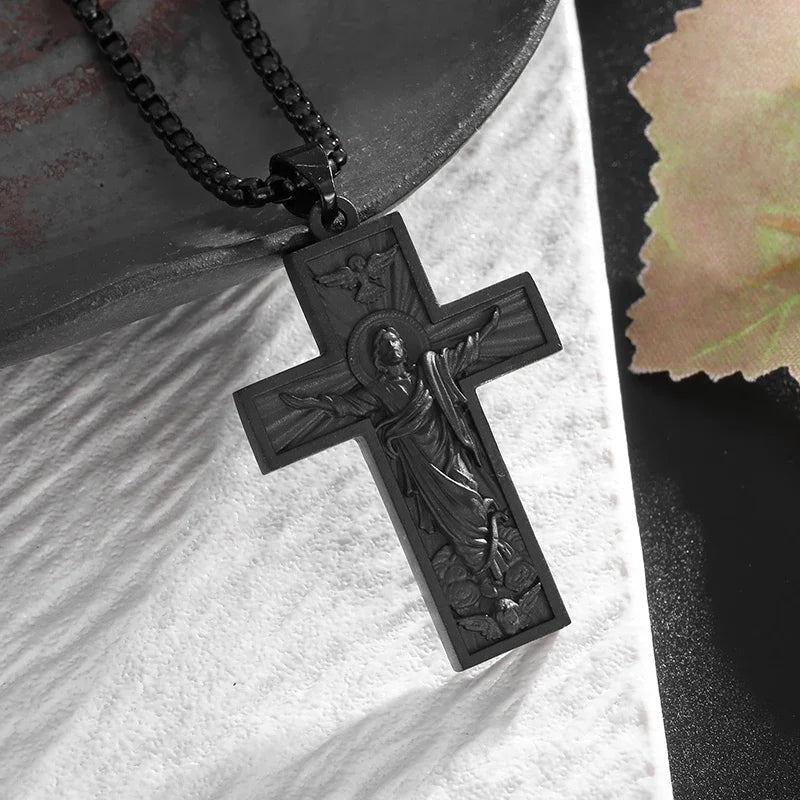 Gothic Skull Cross Pendant Necklace™