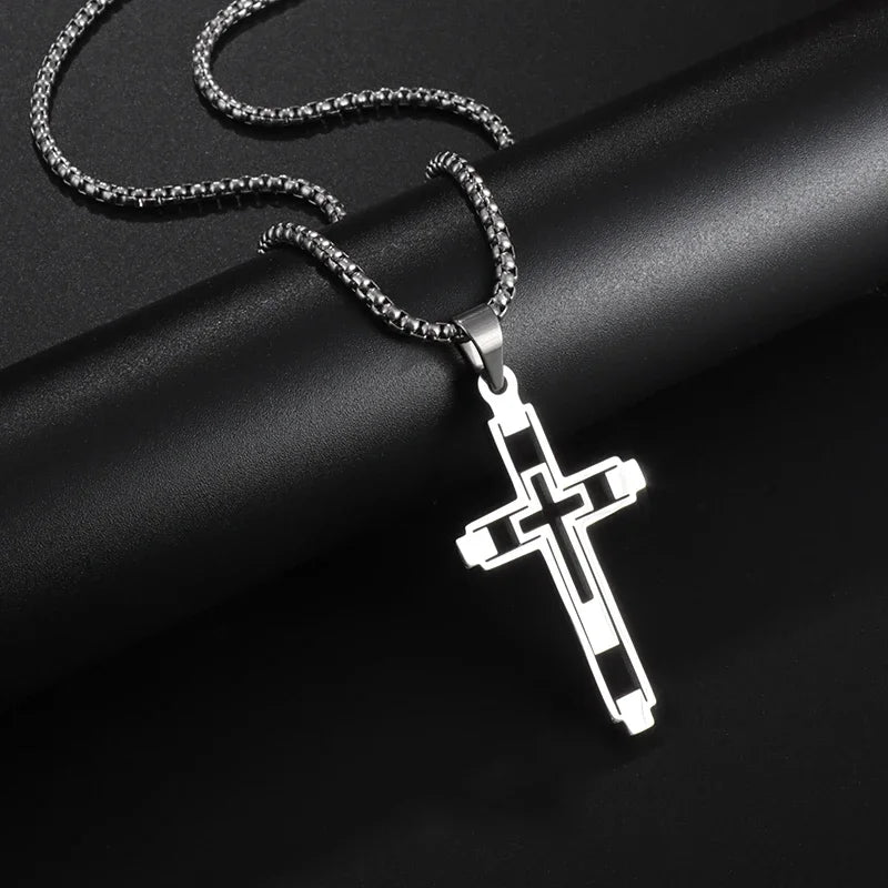 Gothic Skull Cross Pendant Necklace™