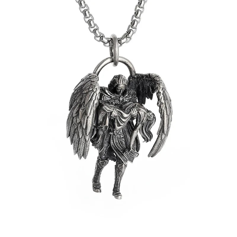 Gothic Skull Cross Pendant Necklace™