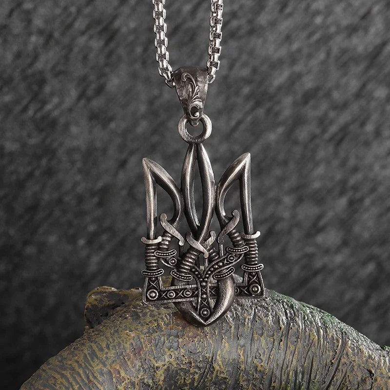 Gothic Skull Cross Pendant Necklace™